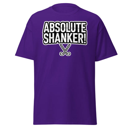 Absolute Shanker Funny Golf T-Shirt - Humorous Golfer Tee - Purple - T-Shirts Online