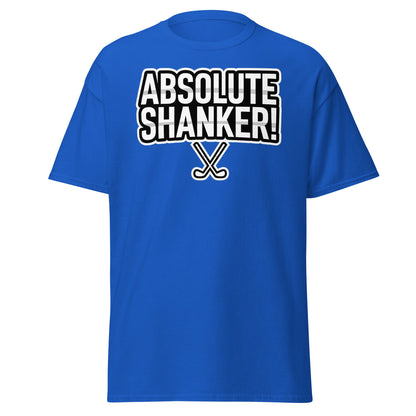 Absolute Shanker Funny Golf T-Shirt - Humorous Golfer Tee - Royal - T-Shirts Online