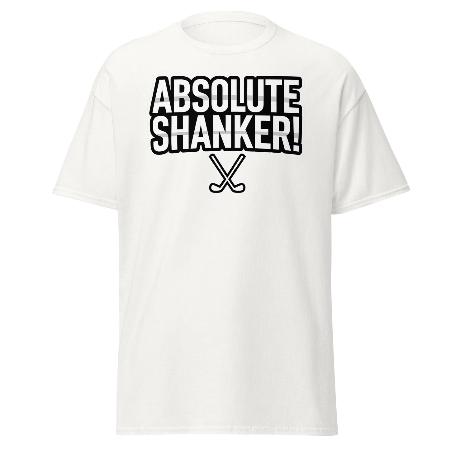 Absolute Shanker Funny Golf T-Shirt - Humorous Golfer Tee - White - T-Shirts Online