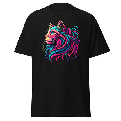 Abstract Cat | Abstract T-Shirt - Black - T-Shirts Online