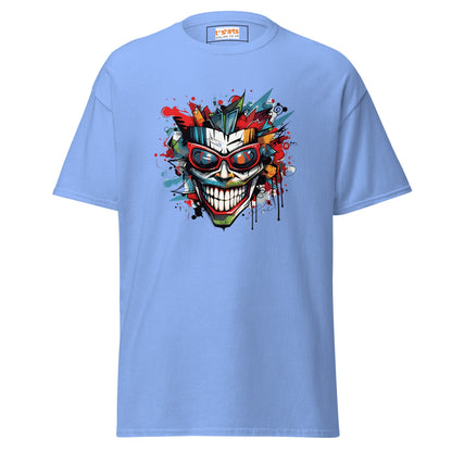 Abstract Joker | Geo T-Shirt - Carolina Blue - T-Shirts Online