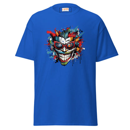 Abstract Joker | Geo T-Shirt - Royal - T-Shirts Online