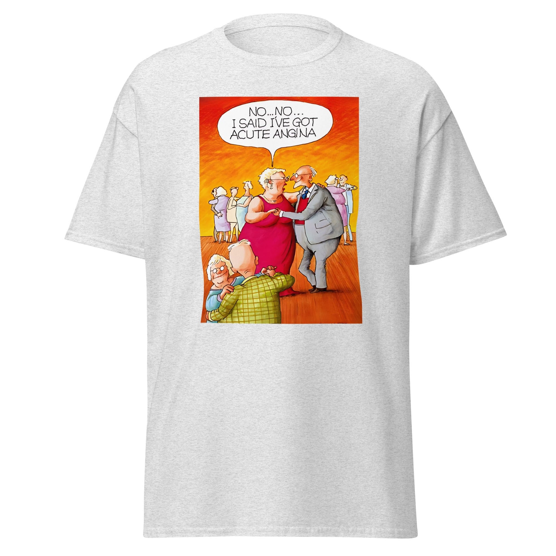 Acute Angina | Meme T-Shirt - Ash - T-Shirts Online
