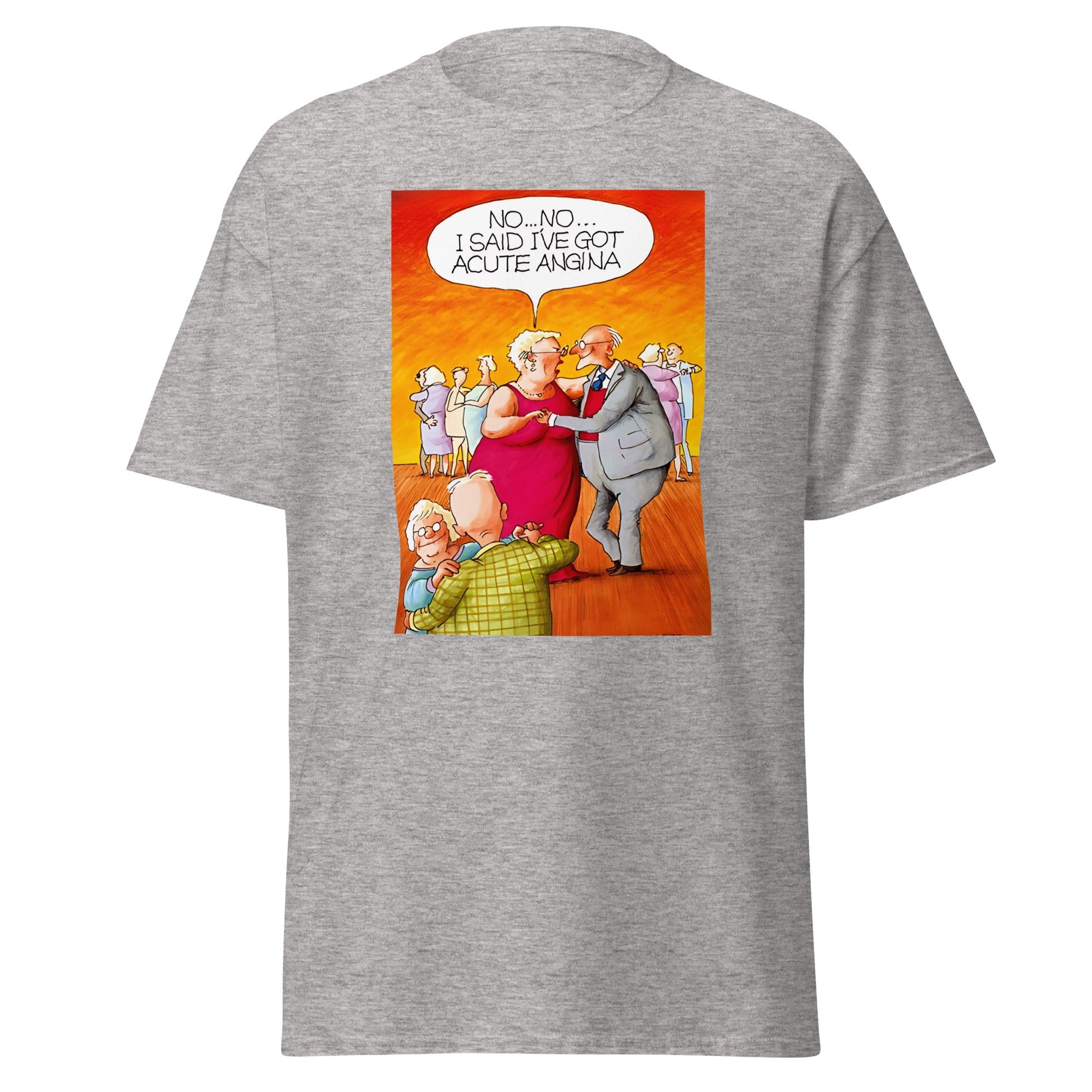 Acute Angina | Meme T-Shirt - Sport Grey - T-Shirts Online
