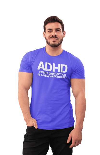 ADHD Distraction Opportunity Funny T-Shirt - Gold - T-Shirts Online