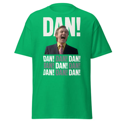 Alan Partridge Dan Shout T-Shirt | Funny Comedy Graphic Tee - Irish Green - T-Shirts Online