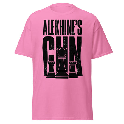 Alekhine's Gun Chess T-Shirt - Grandmaster Strategy Tee - Azalea - T-Shirts Online