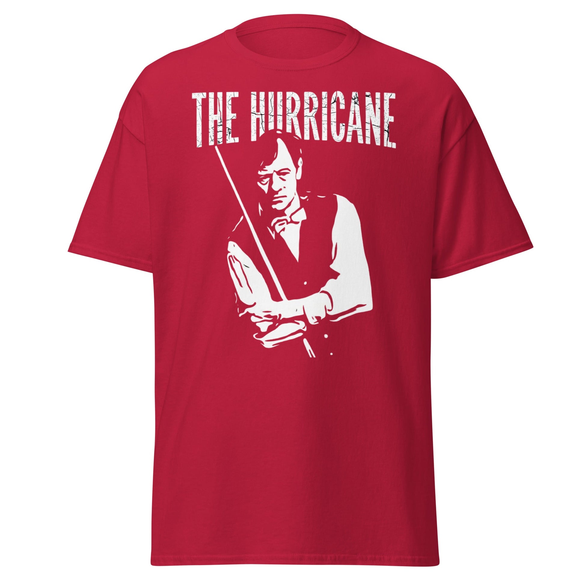 Alex Hurricane Higgins Snooker Legend T-Shirt - Cardinal - T-Shirts Online