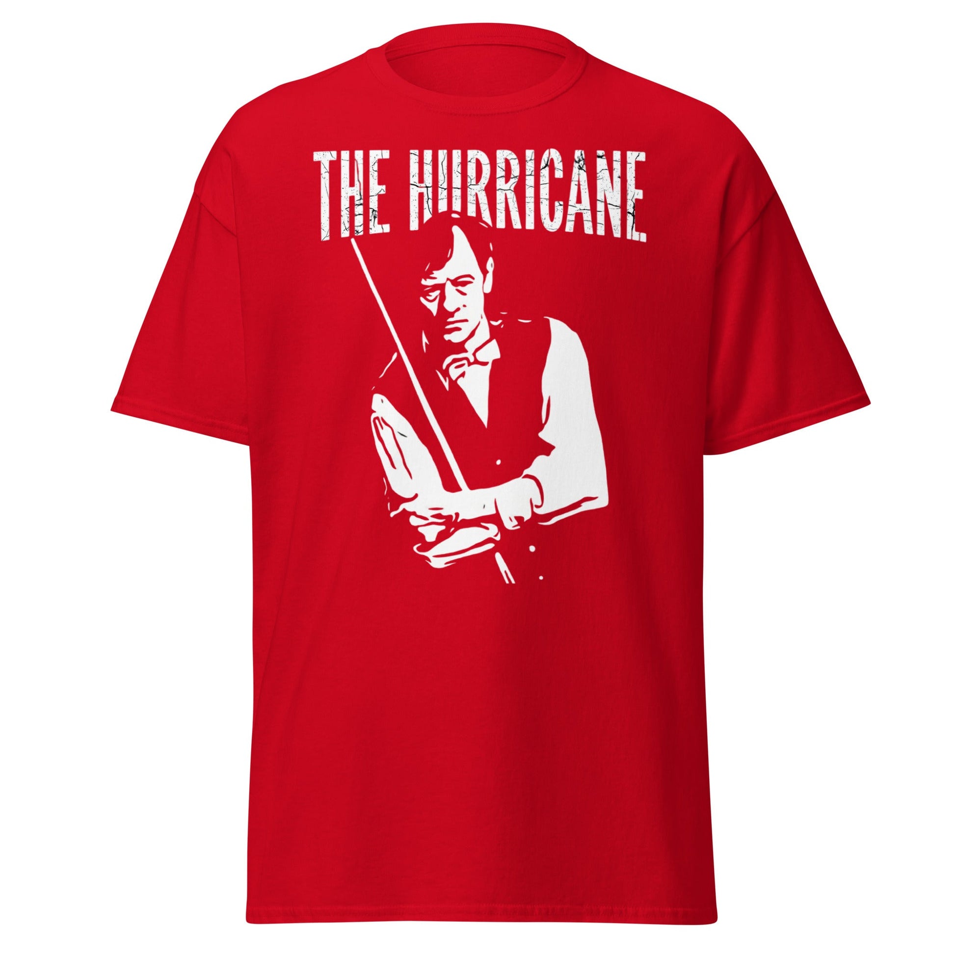 Alex Hurricane Higgins Snooker Legend T-Shirt - Red - T-Shirts Online