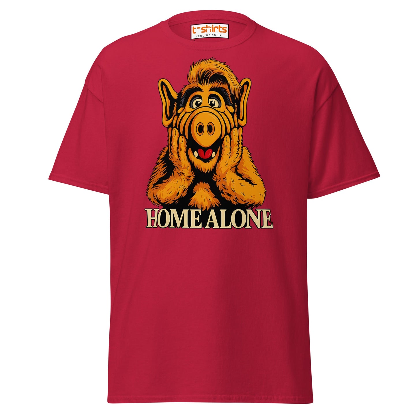 ALF Home Alone Parody T-Shirt – Funny Mashup Tee - Cardinal - T-Shirts Online