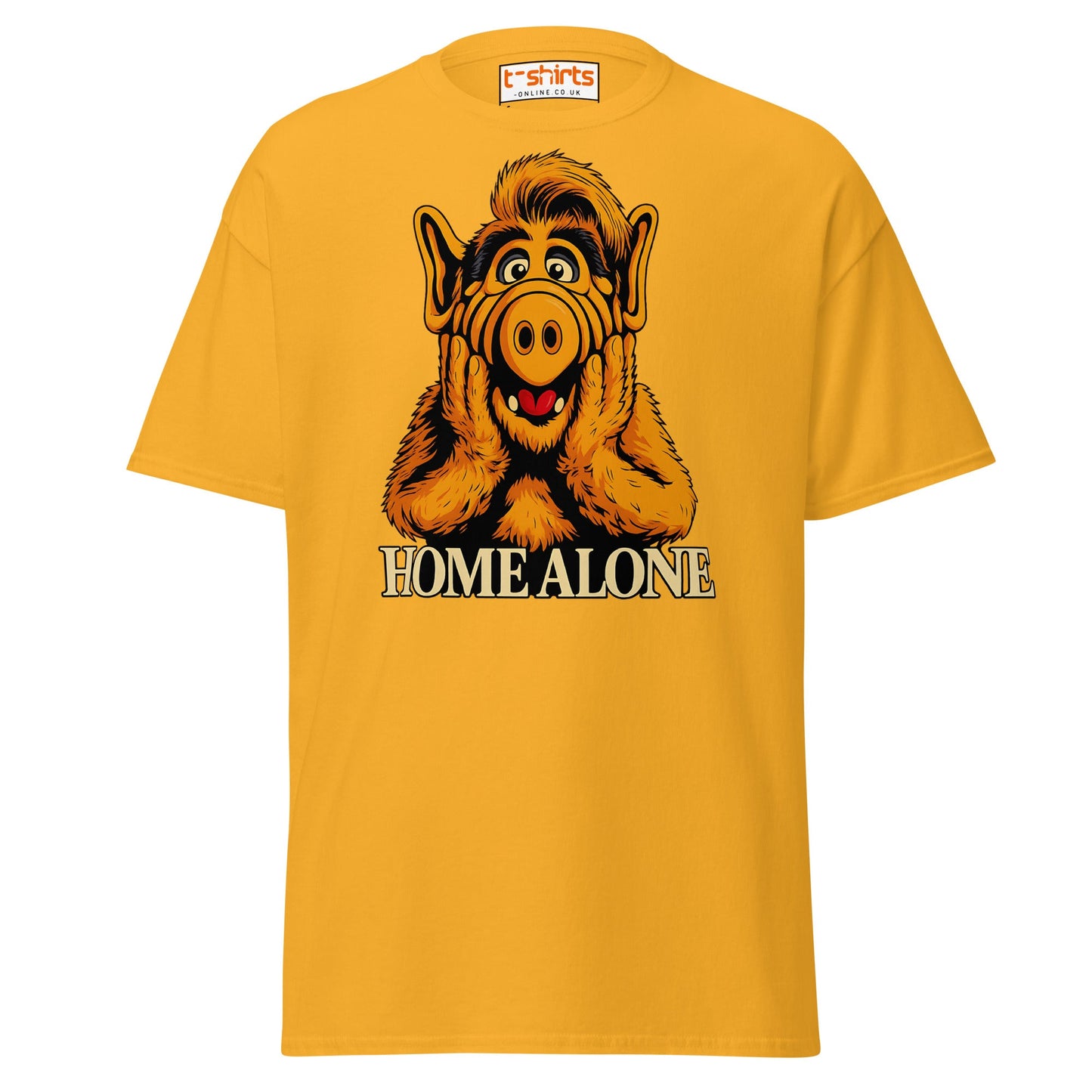 ALF Home Alone Parody T-Shirt – Funny Mashup Tee - Gold - T-Shirts Online