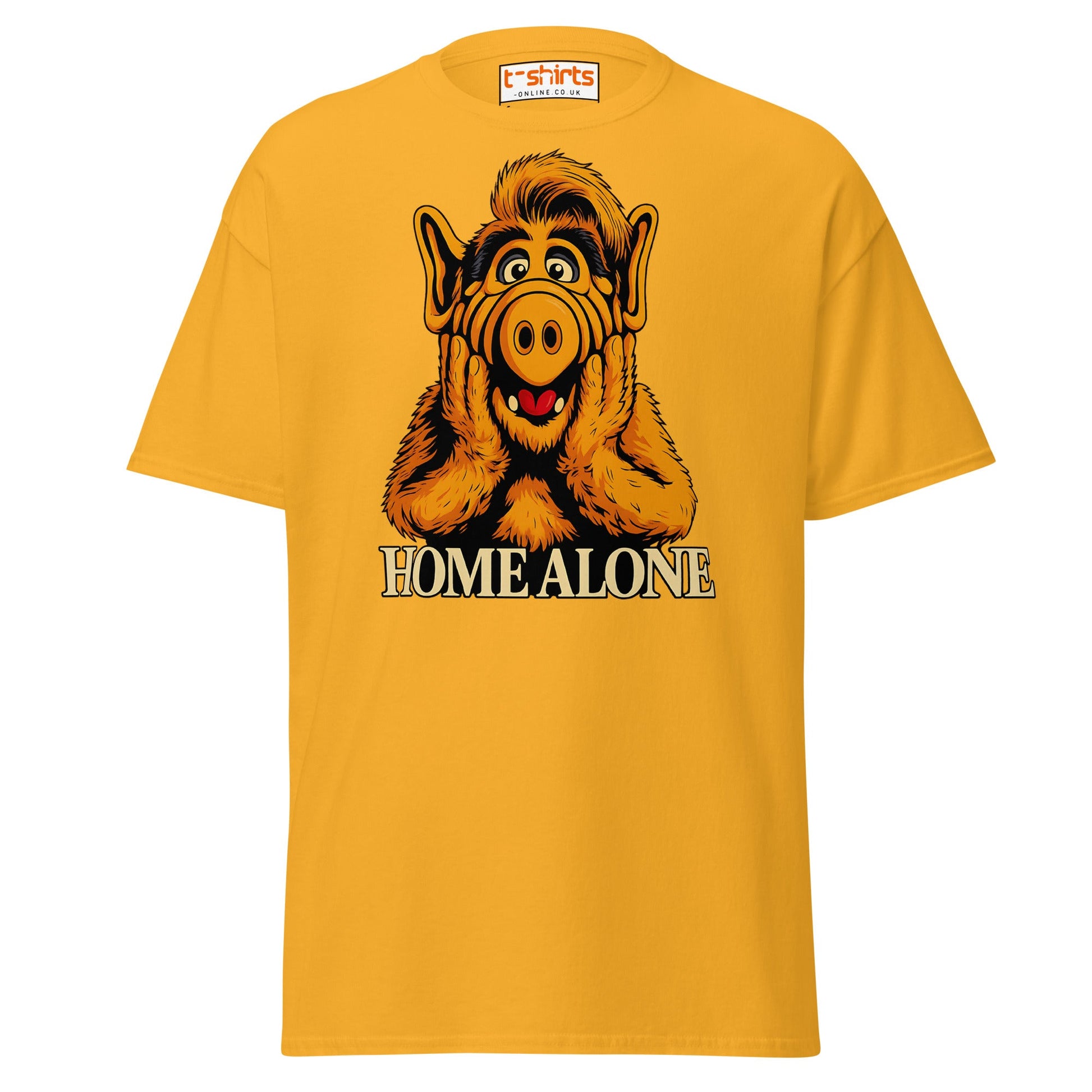 ALF Home Alone Parody T-Shirt – Funny Mashup Tee - Gold - T-Shirts Online