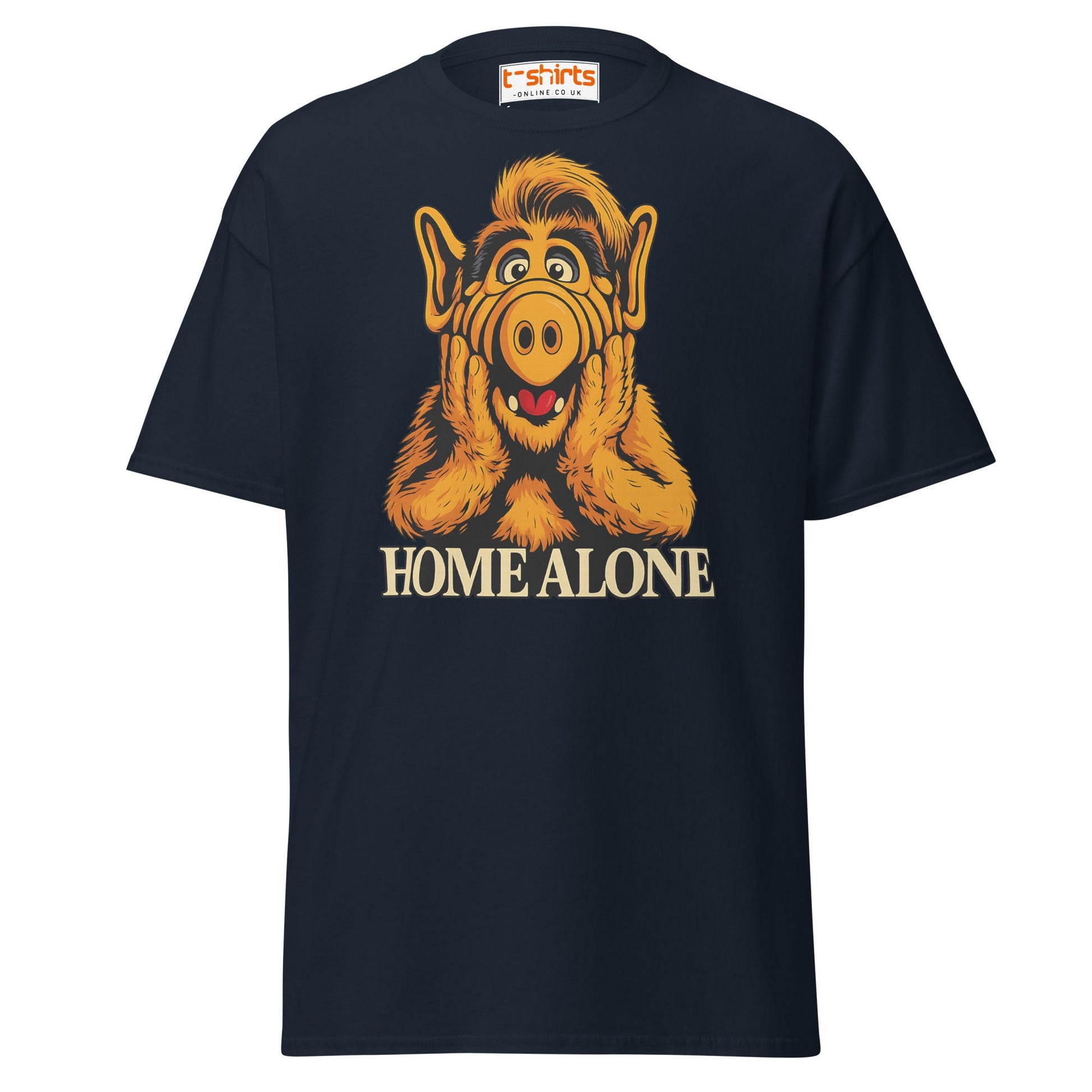 ALF Home Alone Parody T-Shirt – Funny Mashup Tee - Navy - T-Shirts Online