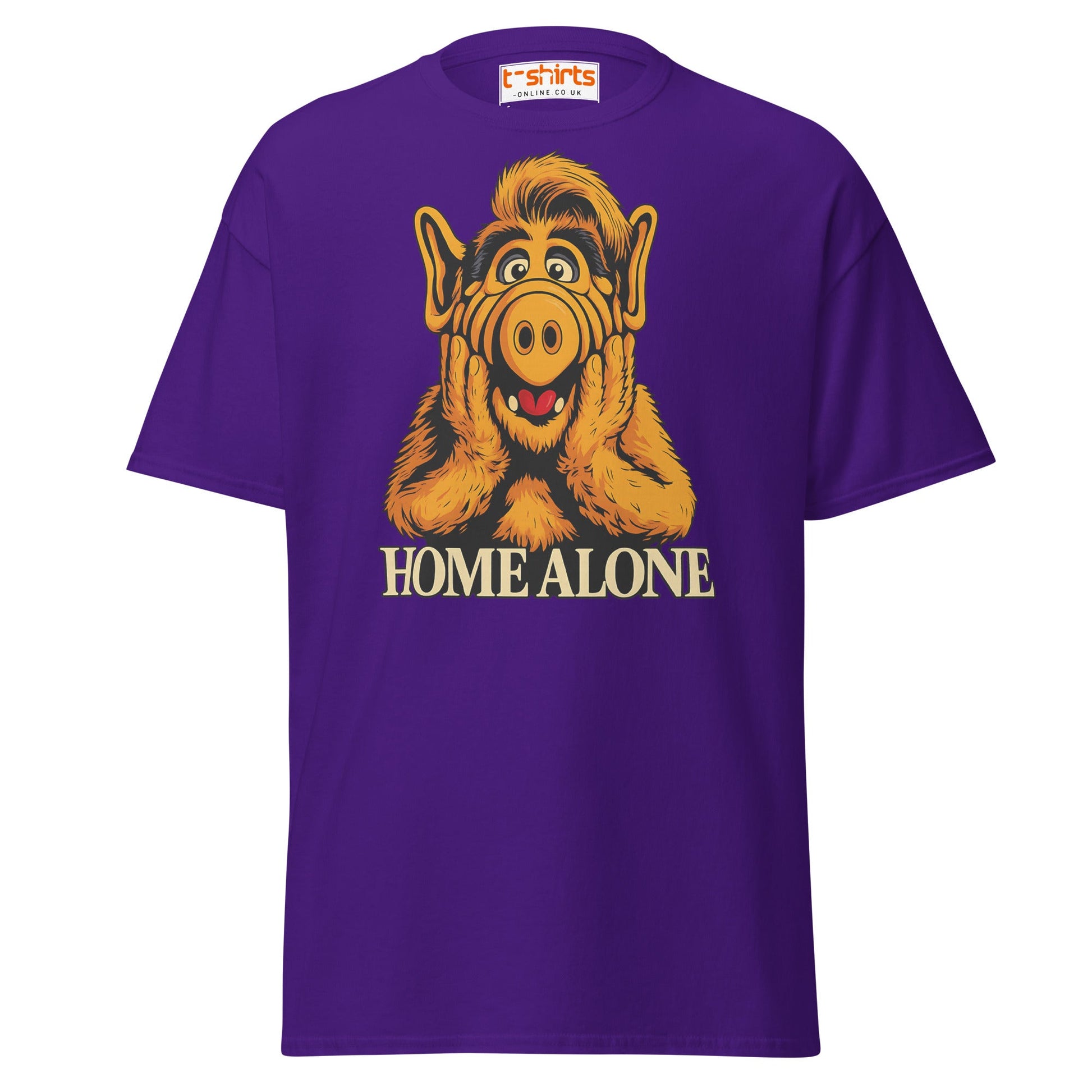 ALF Home Alone Parody T-Shirt – Funny Mashup Tee - Purple - T-Shirts Online