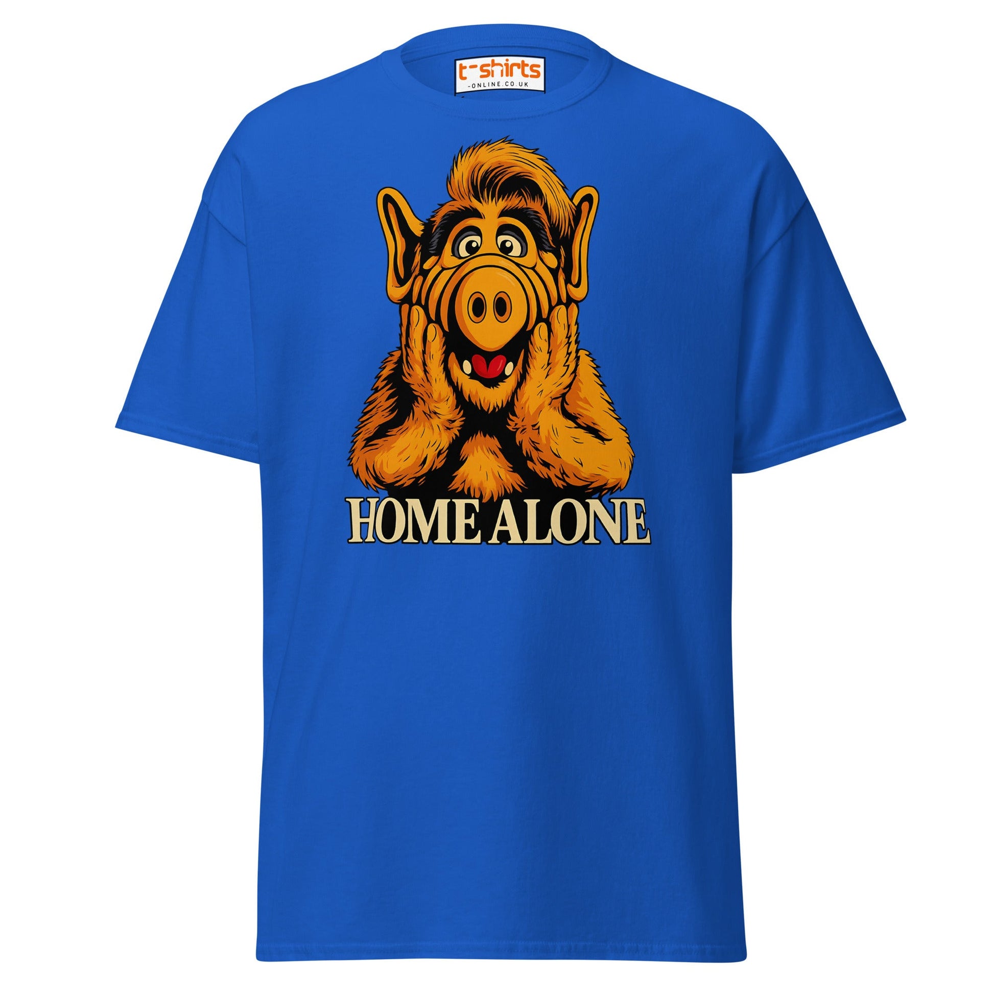 ALF Home Alone Parody T-Shirt – Funny Mashup Tee - Royal - T-Shirts Online