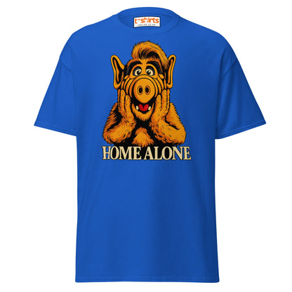 ALF Home Alone Parody T-Shirt – Funny Mashup Tee - Royal - T-Shirts Online