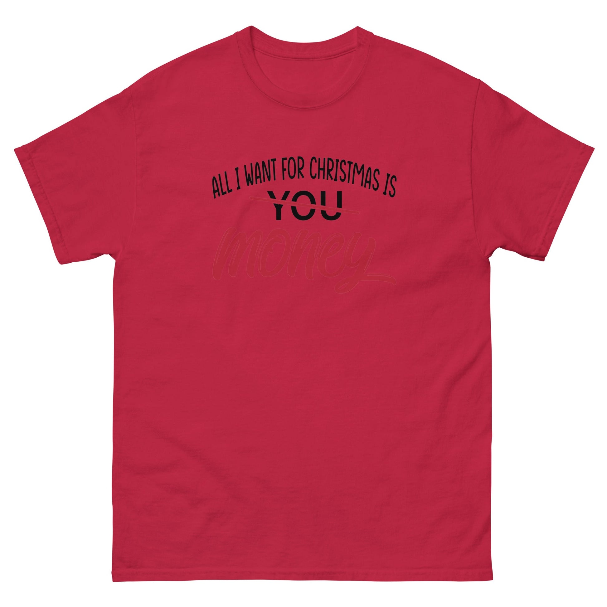 All I Want For Christmas | Xmas T-Shirt - Cardinal - T-Shirts Online