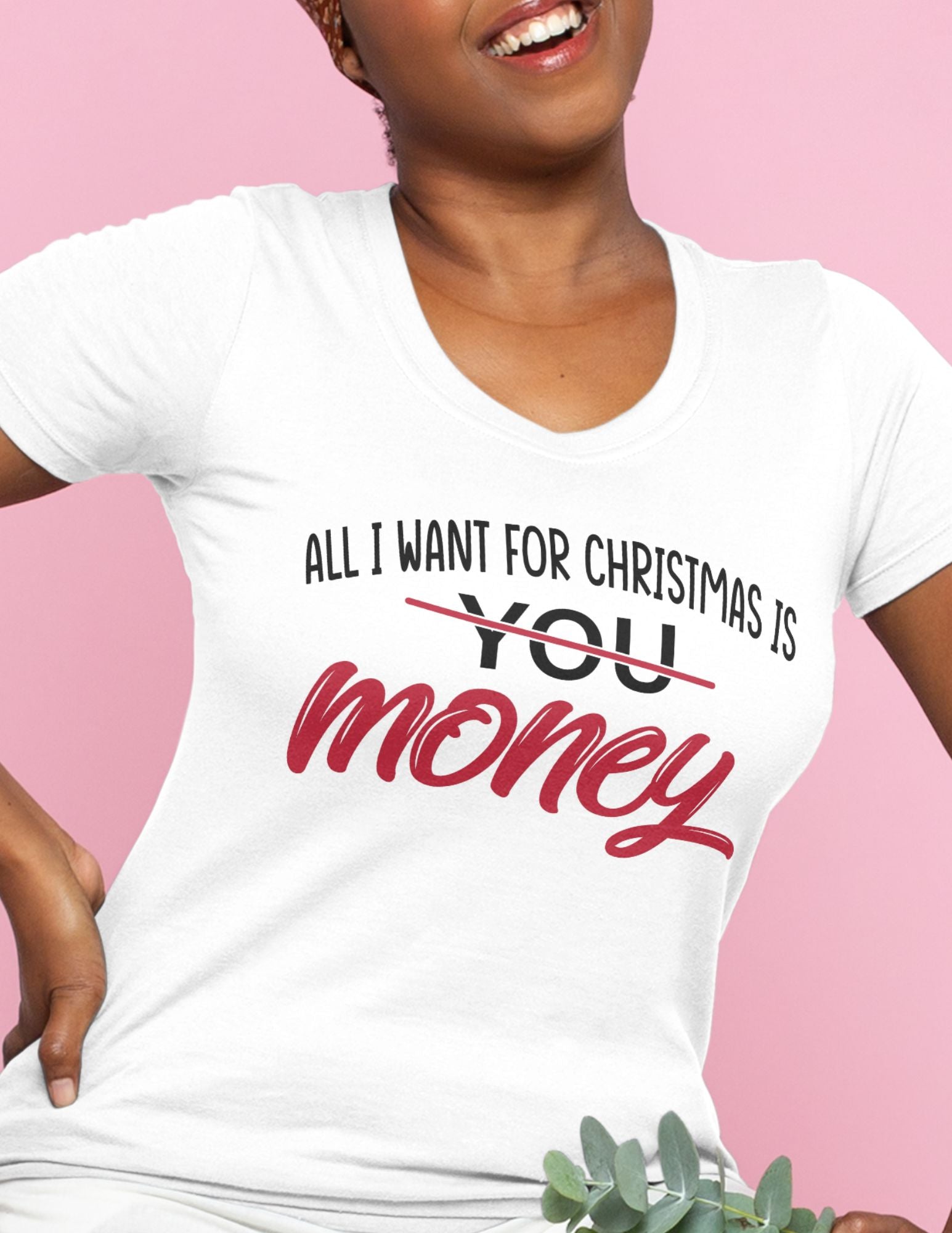All I Want For Christmas | Xmas T-Shirt - Black - T-Shirts Online