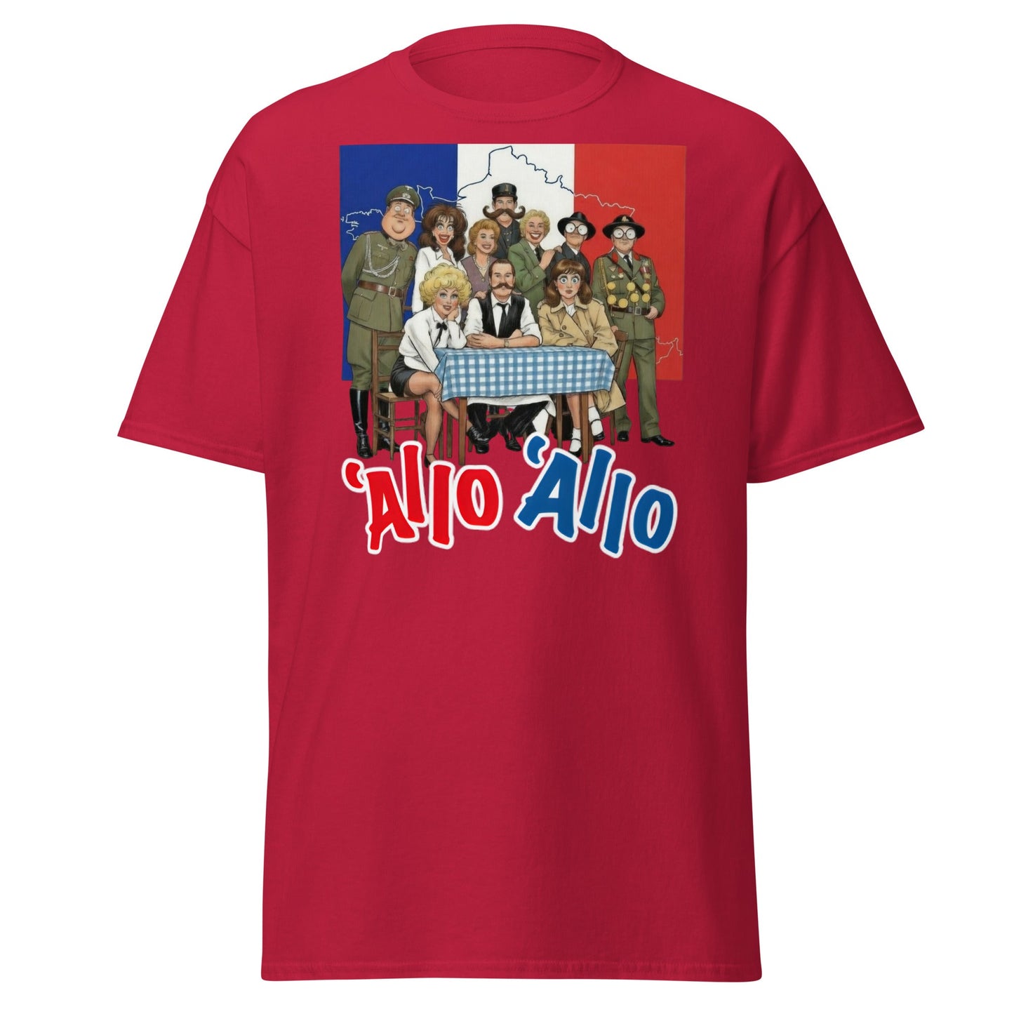 'Allo 'Allo T-Shirt – Classic BBC Comedy Fan Tee - Cardinal - T-Shirts Online