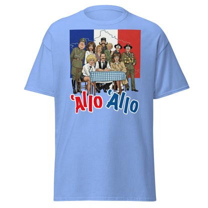 'Allo 'Allo T-Shirt – Classic BBC Comedy Fan Tee - Carolina Blue - T-Shirts Online