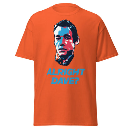 Alright Dave? T-Shirt | Only Fools Fan Tee - Orange - T-Shirts Online