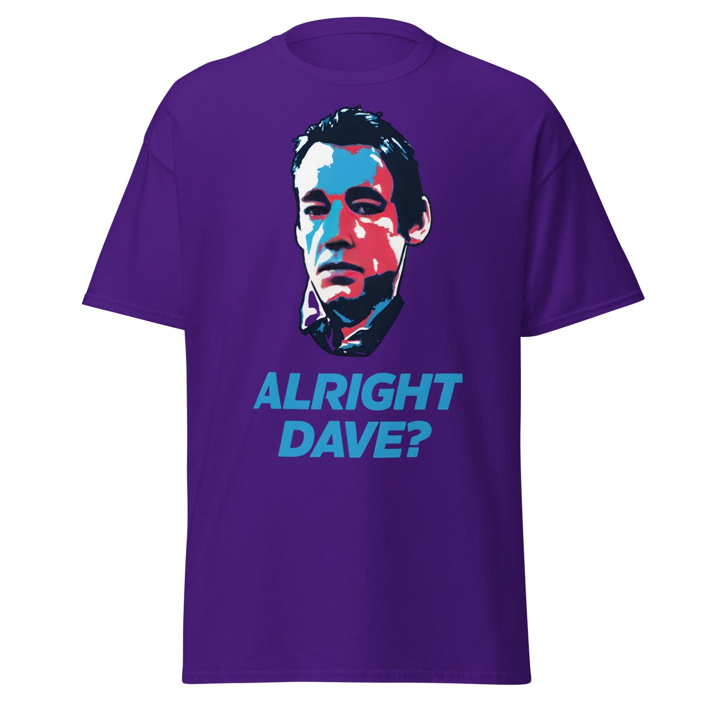 Alright Dave? T-Shirt | Only Fools Fan Tee - Purple - T-Shirts Online