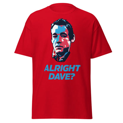 Alright Dave? T-Shirt | Only Fools Fan Tee - Red - T-Shirts Online