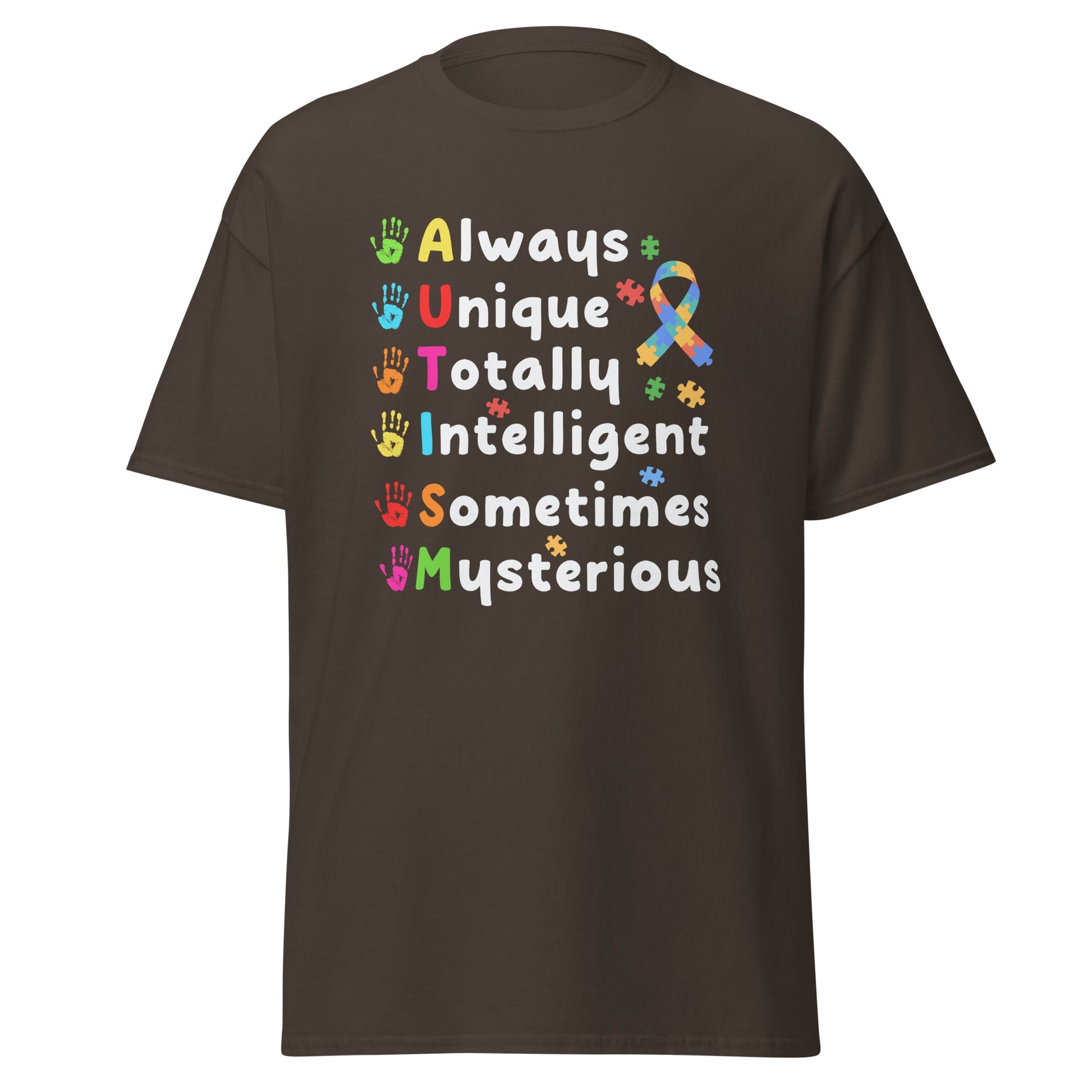 Always Unique | Autism T-Shirt - Dark Chocolate - T-Shirts Online