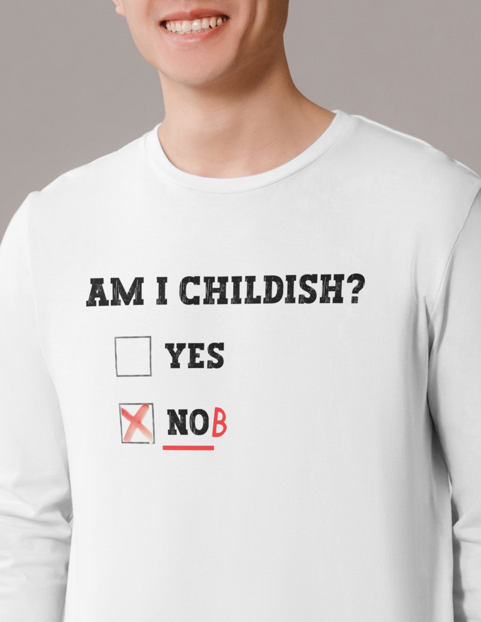 Am I Childish? | Funny T-Shirt - Cardinal - T-Shirts Online
