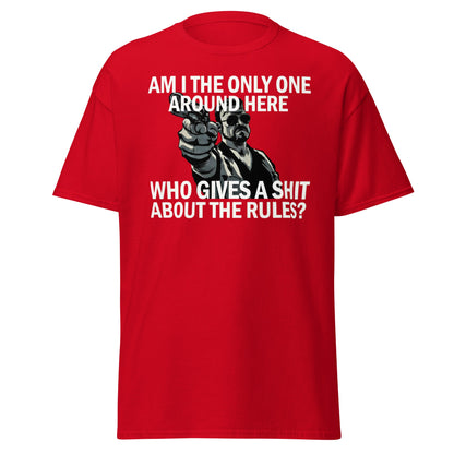 Am I The Only One? Rules T-Shirt - Funny Cult Movie Tee - Red - T-Shirts Online