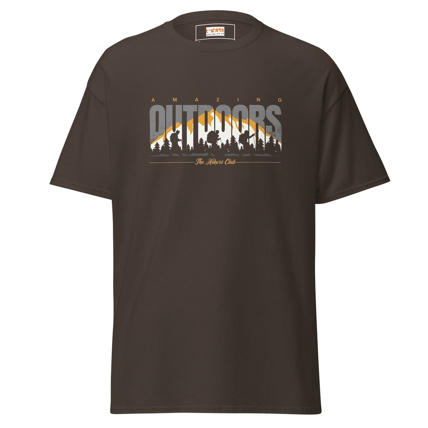 Amazing Outdoors | Adventure T-Shirt - Dark Chocolate - T-Shirts Online