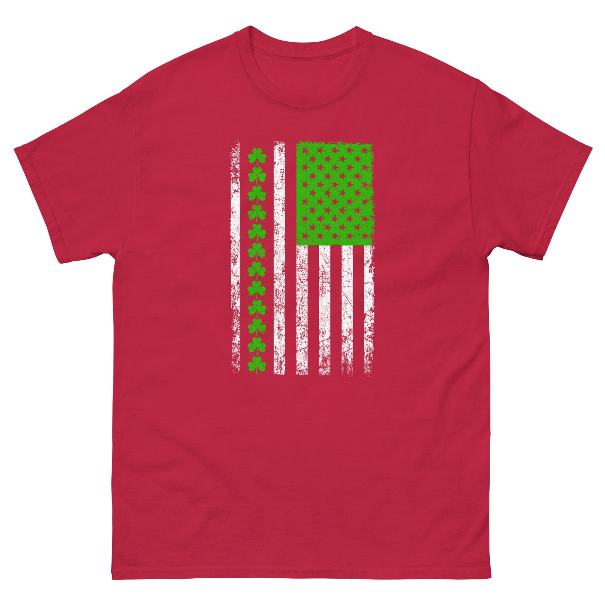 American Irish | St Patrick's Day T-Shirt - Cardinal - T-Shirts Online