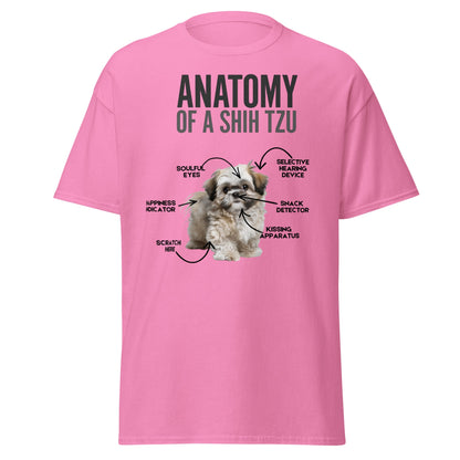 Anatomy of a Shih Tzu T-Shirt – Funny Dog Lover Tee - Azalea - T-Shirts Online