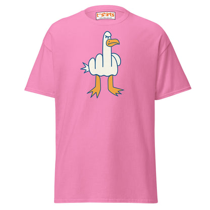 Angry Goose Middle Finger T-Shirt – Funny Cartoon Tee - Azalea - T-Shirts Online