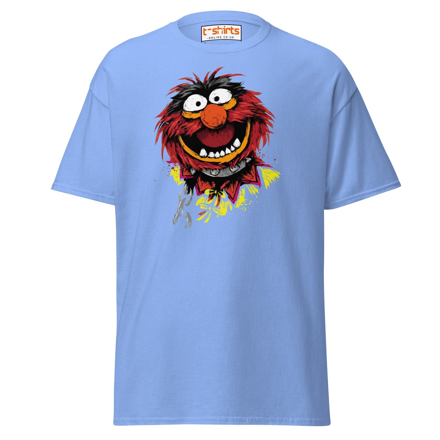 Animal Muppets T-Shirt | Wild Cartoon Graphic Tee - Carolina Blue - T-Shirts Online