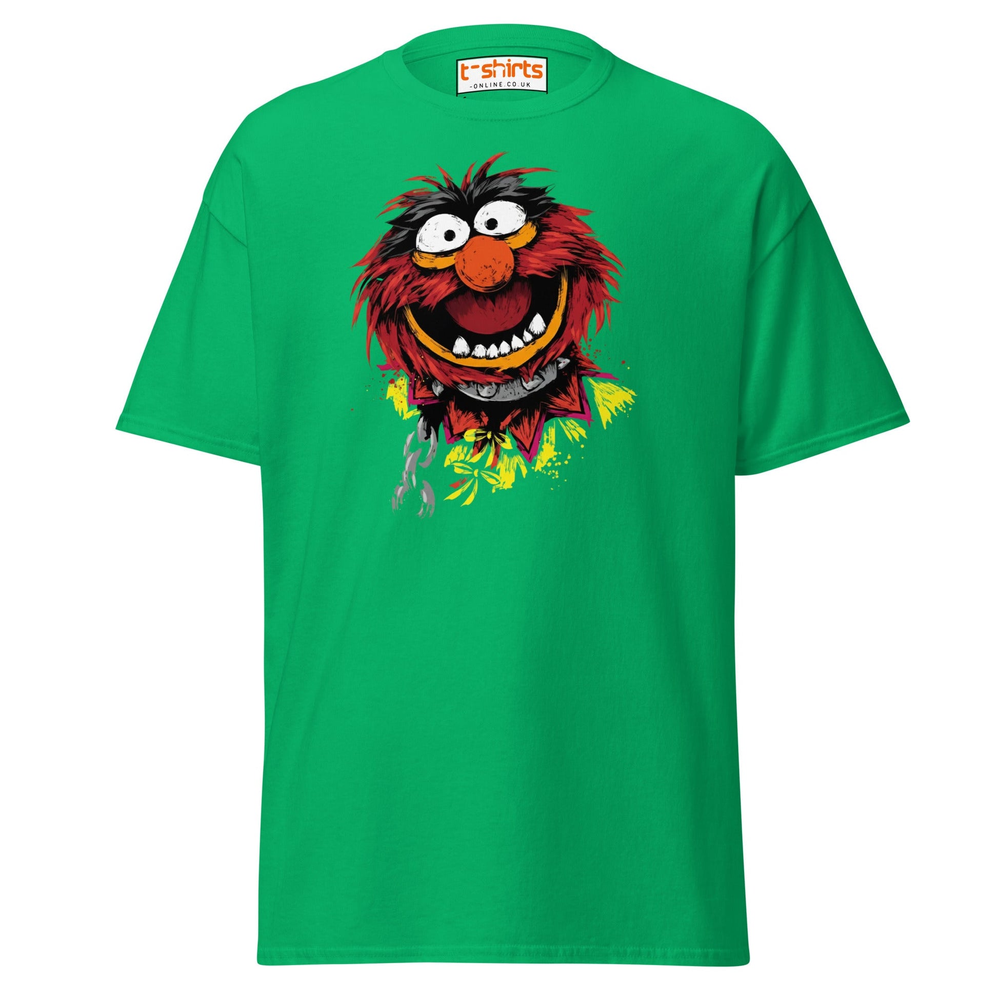 Animal Muppets T-Shirt | Wild Cartoon Graphic Tee - Irish Green - T-Shirts Online