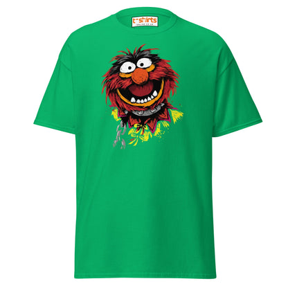Animal Muppets T-Shirt | Wild Cartoon Graphic Tee - Irish Green - T-Shirts Online