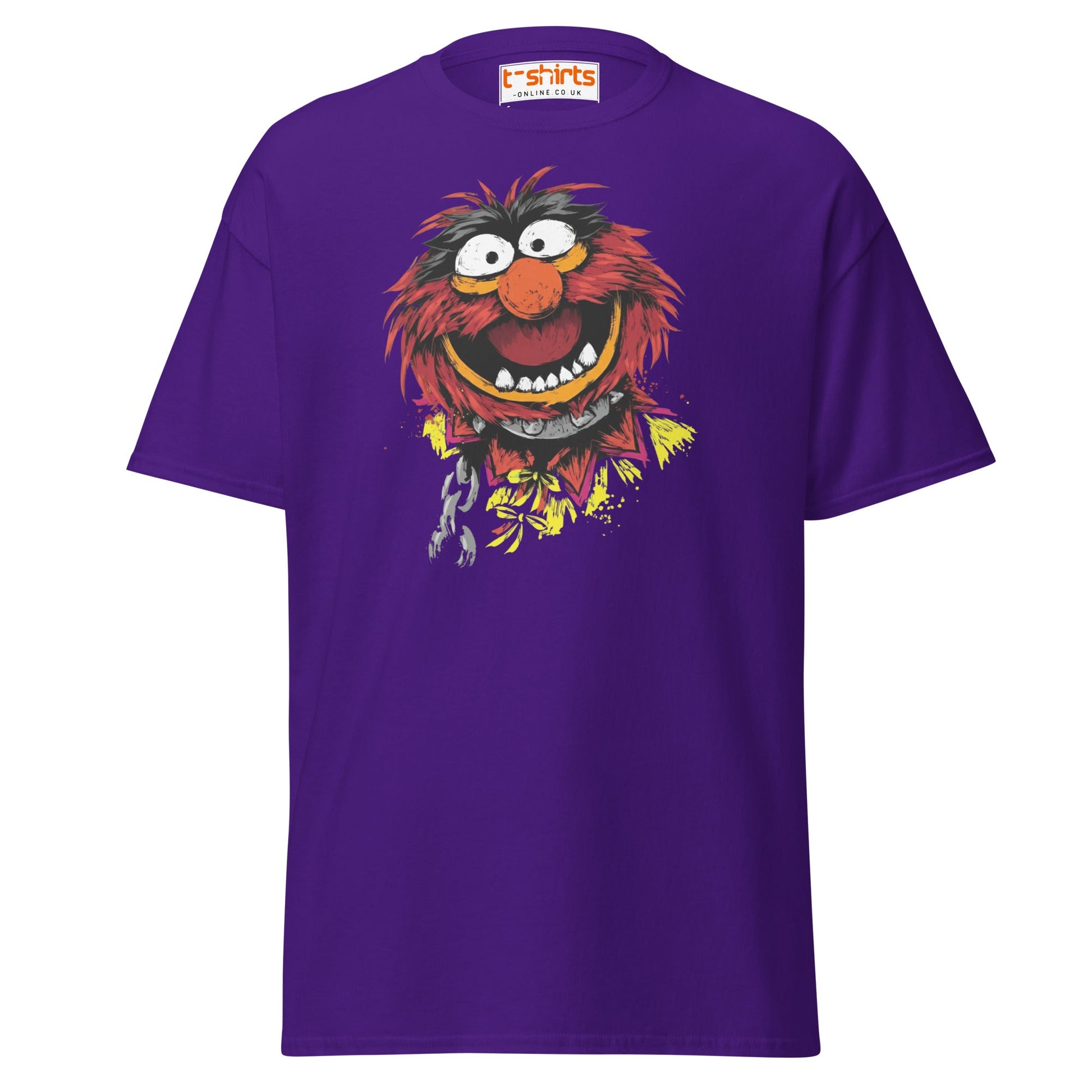 Animal Muppets T-Shirt | Wild Cartoon Graphic Tee - Purple - T-Shirts Online