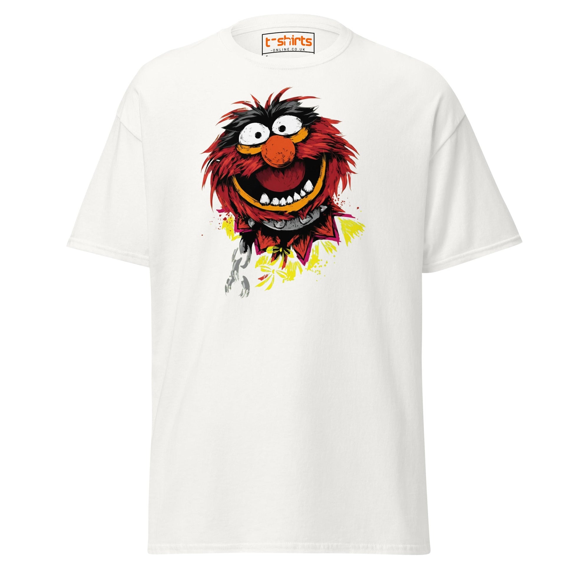 Animal Muppets T-Shirt | Wild Cartoon Graphic Tee - White - T-Shirts Online