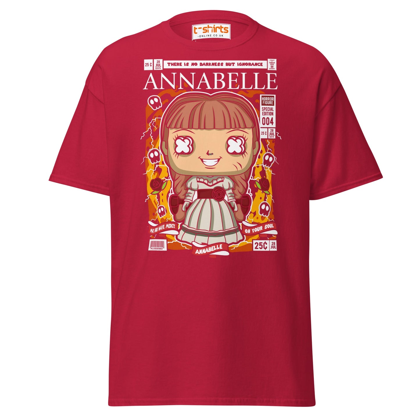 Annabelle Funko Style Horror T-Shirt - Cardinal - T-Shirts Online