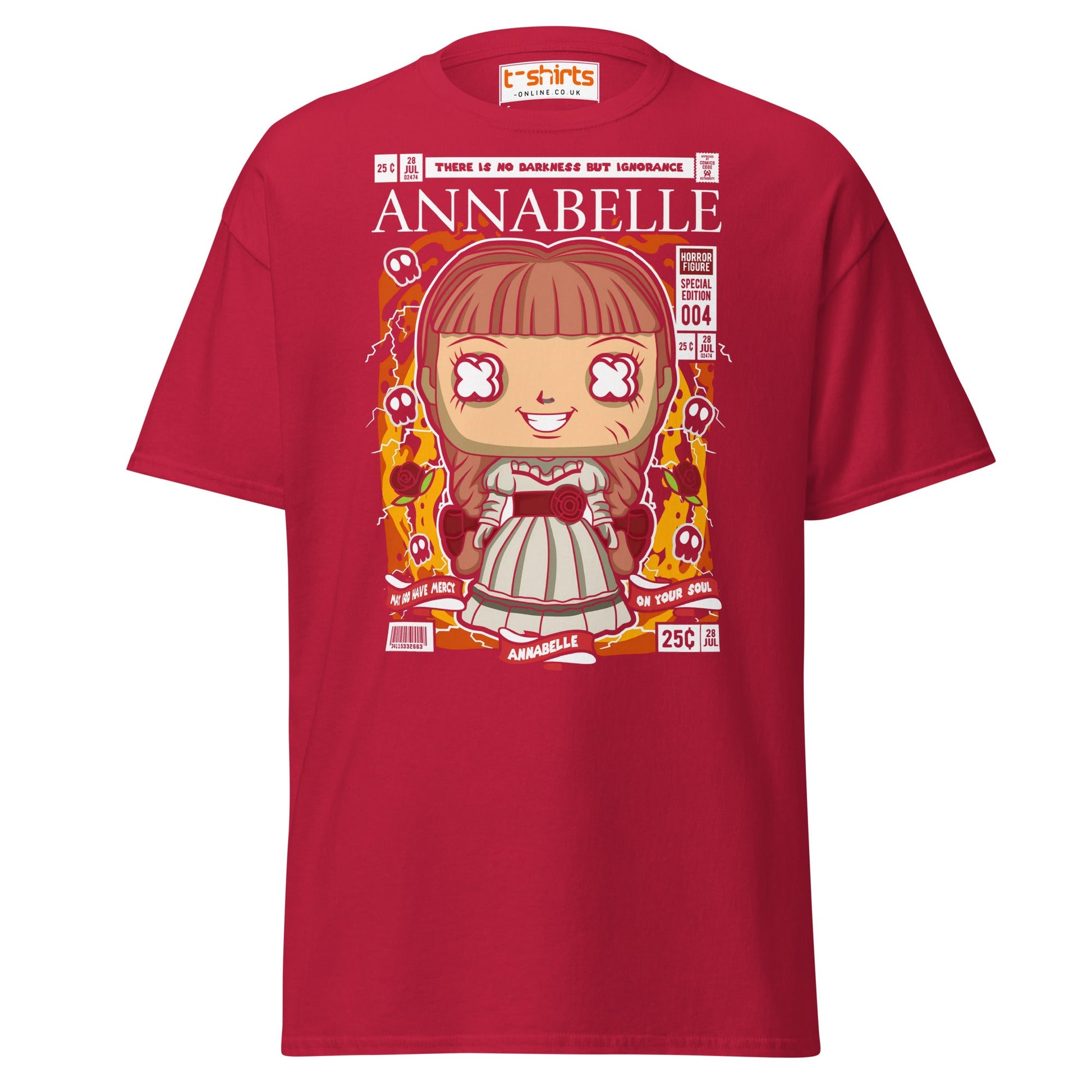 Annabelle Funko Style Horror T-Shirt - Cardinal - T-Shirts Online