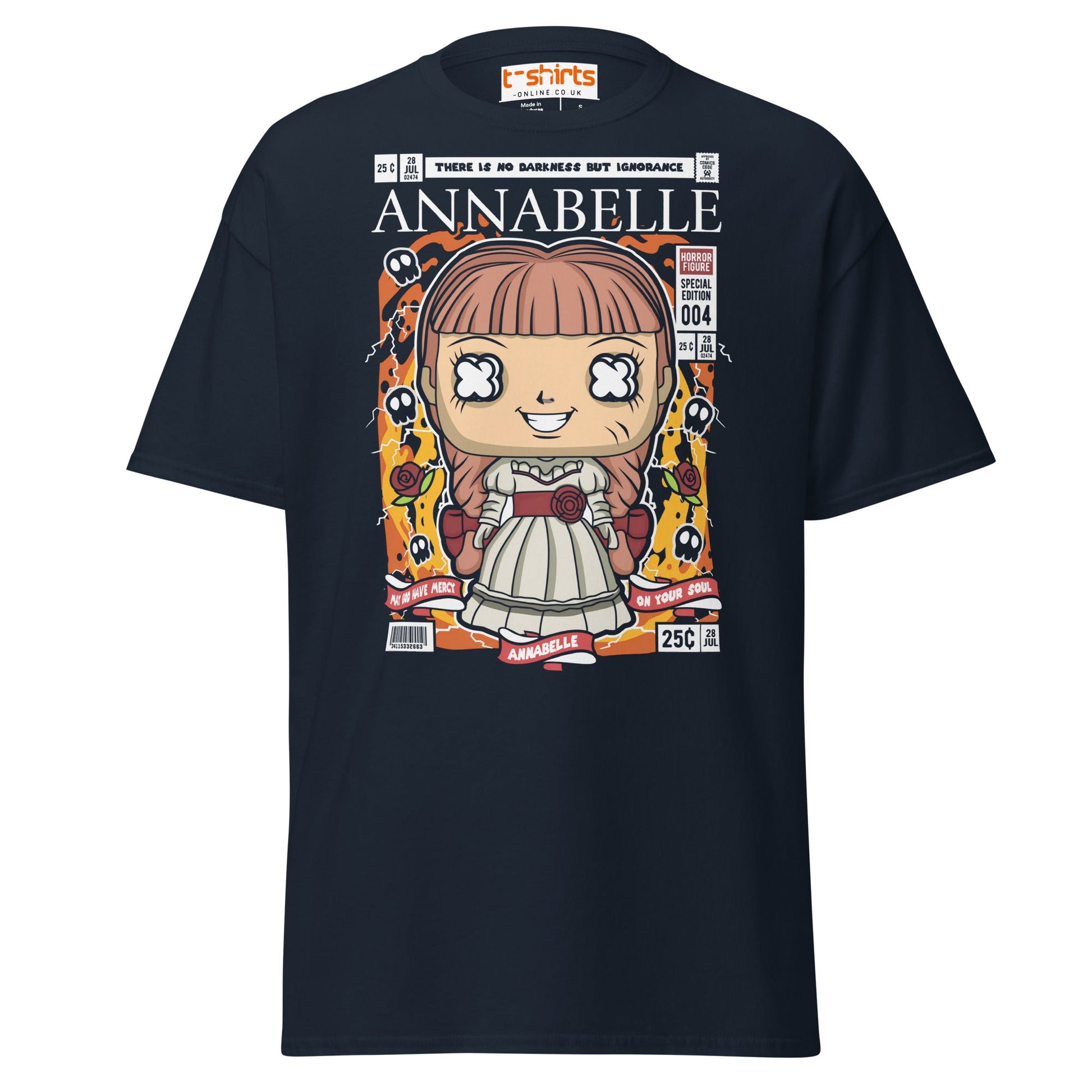 Annabelle Funko Style Horror T-Shirt - Navy - T-Shirts Online