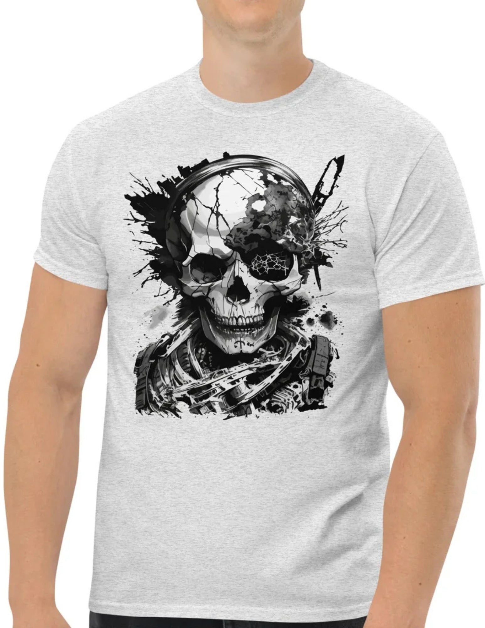 Apocalypse Skull | Skull T-Shirt - Black - T-Shirts Online