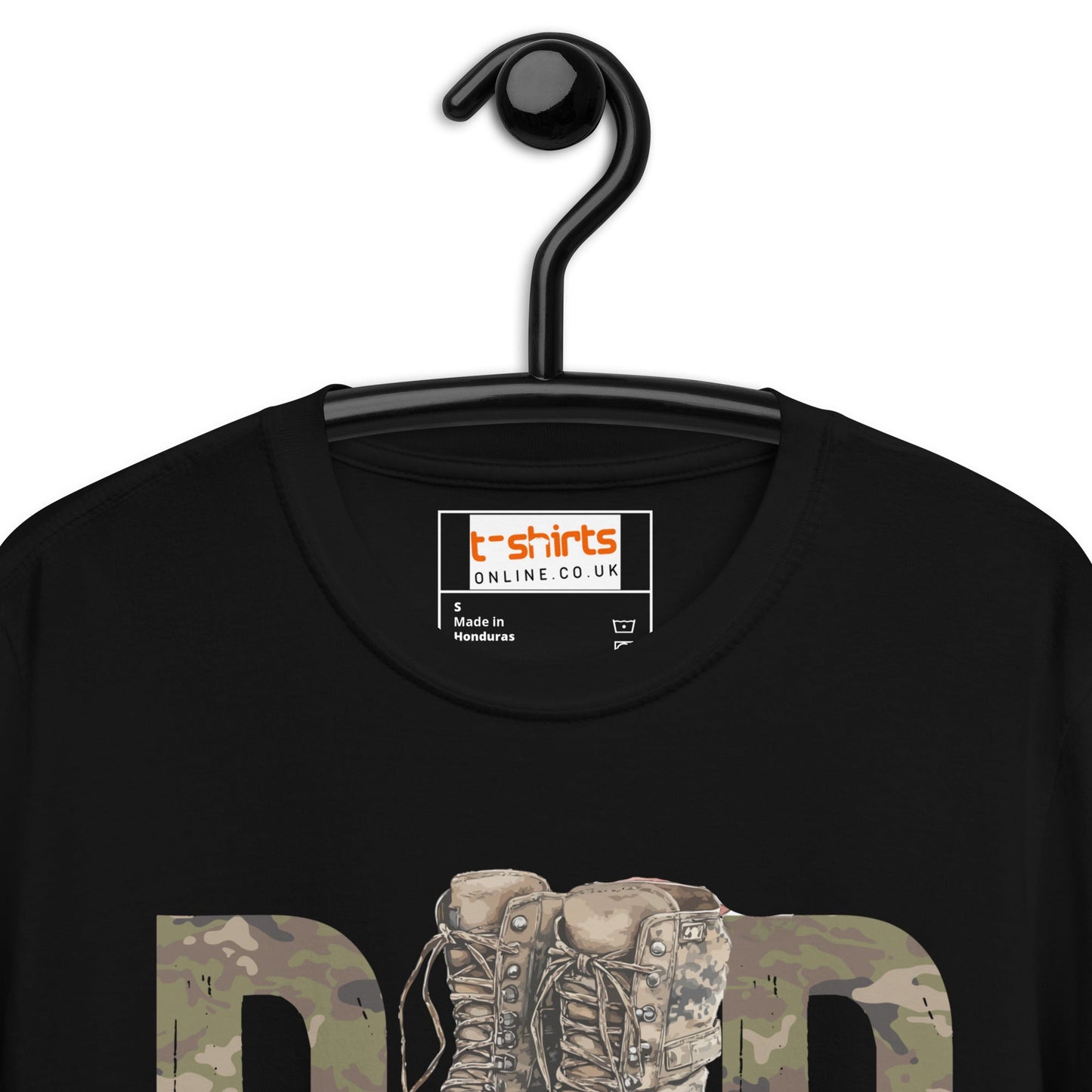 Armed Forces Dad T-Shirt | Military Father’s Day - Black - T-Shirts Online