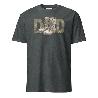 Armed Forces Dad T-Shirt | Military Father’s Day - Dark Heather - T-Shirts Online
