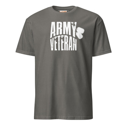 Army Veteran T-Shirt | Military Army T-Shirt - Charcoal - T-Shirts Online