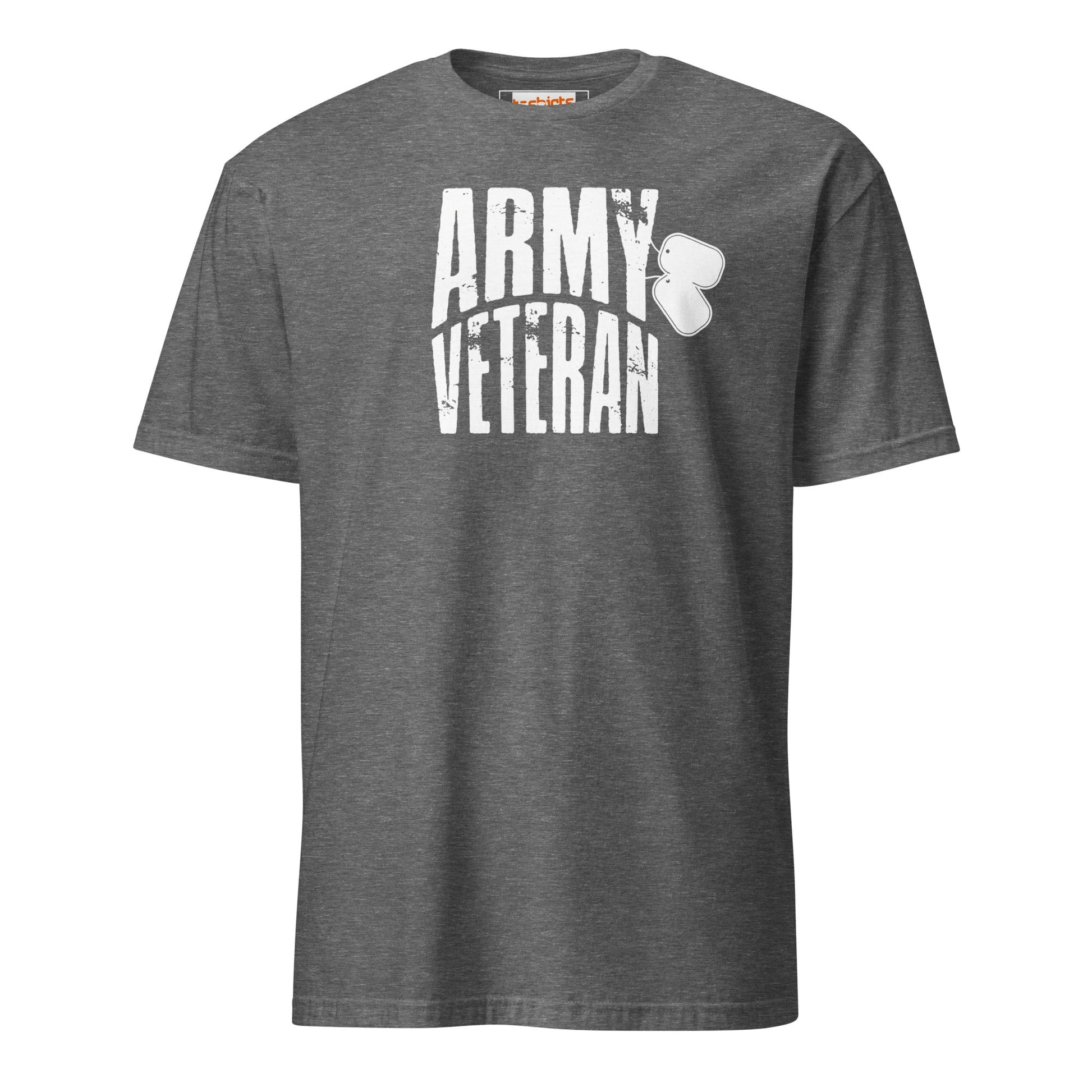 Army Veteran T-Shirt | Military Army T-Shirt - Graphite Heather - T-Shirts Online