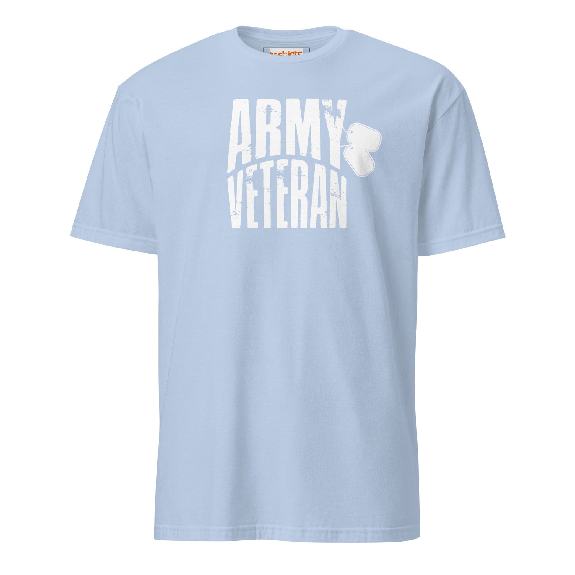 Army Veteran T-Shirt | Military Army T-Shirt - Light Blue - T-Shirts Online