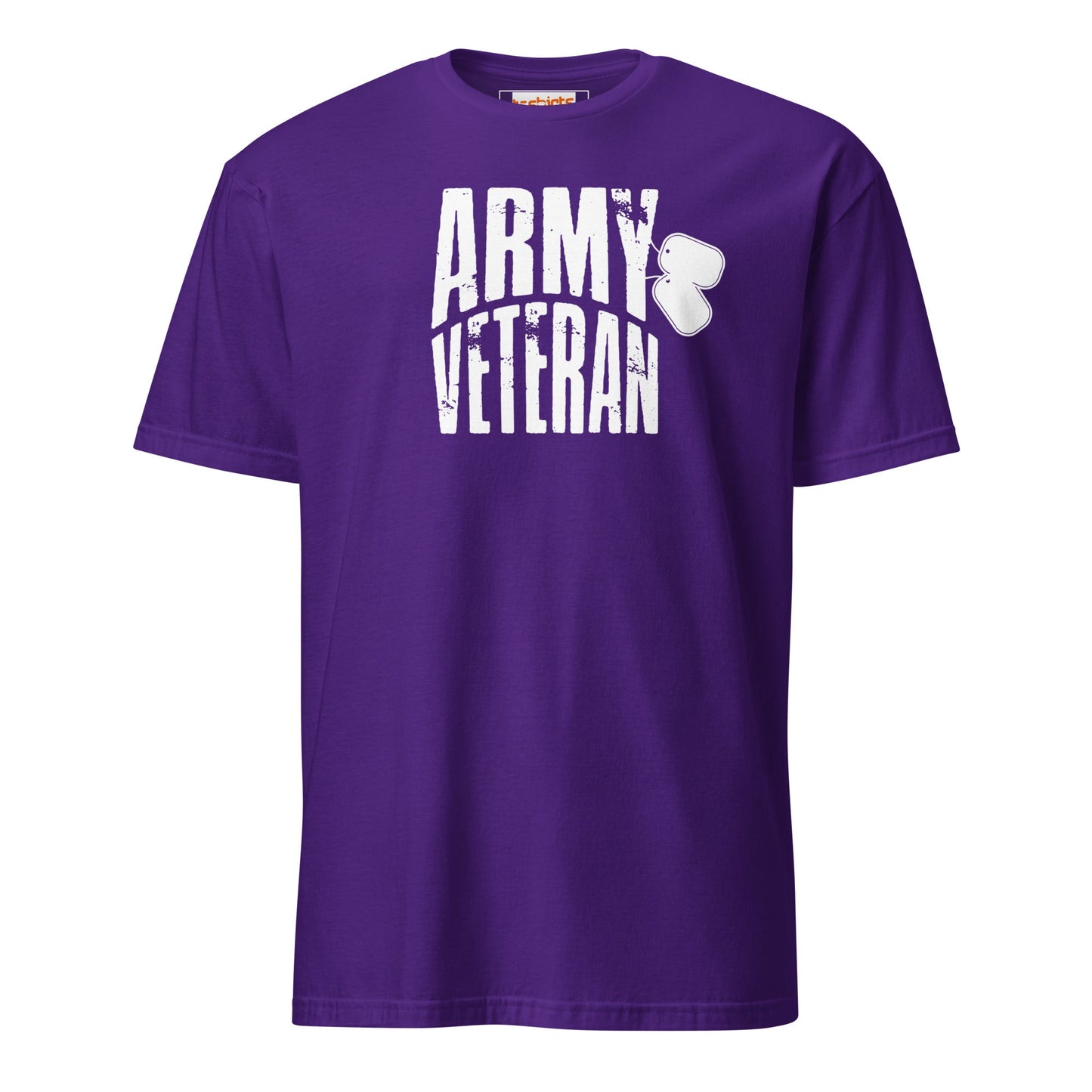 Army Veteran T-Shirt | Military Army T-Shirt - Purple - T-Shirts Online