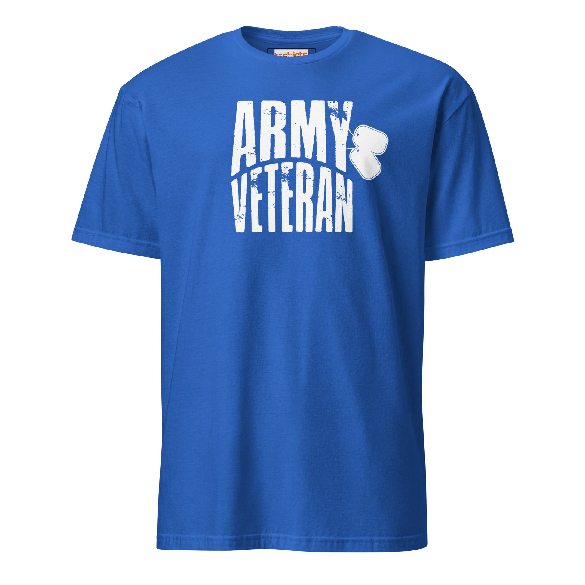 Army Veteran T-Shirt | Military Army T-Shirt - Royal - T-Shirts Online